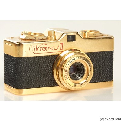 Meopta: Mikroma II ’Luxus-Gold’ camera