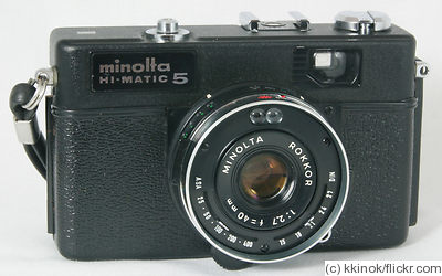 Minolta: Hi-matic 5 camera