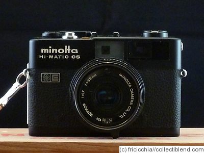 Minolta: Hi-matic CS camera
