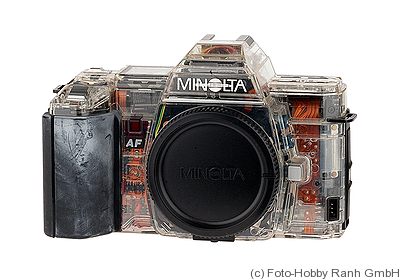 Minolta: Maxxum (Transparent) camera