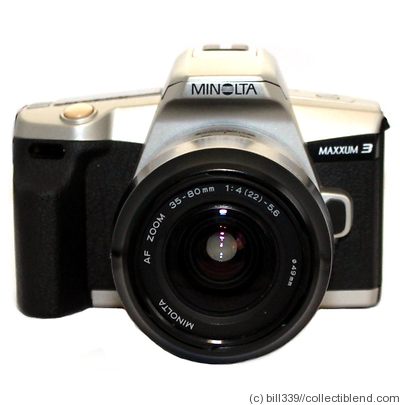 Minolta: Maxxum 3 camera