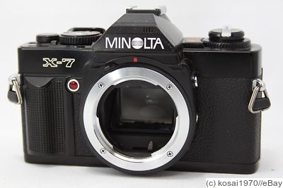 Minolta: Minolta X-7 (black) camera