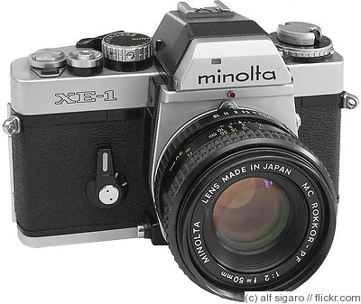 Minolta: Minolta XE-1 (chrome) camera