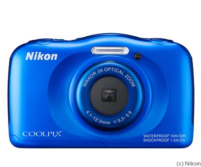 Nikon: Coolpix S33 camera