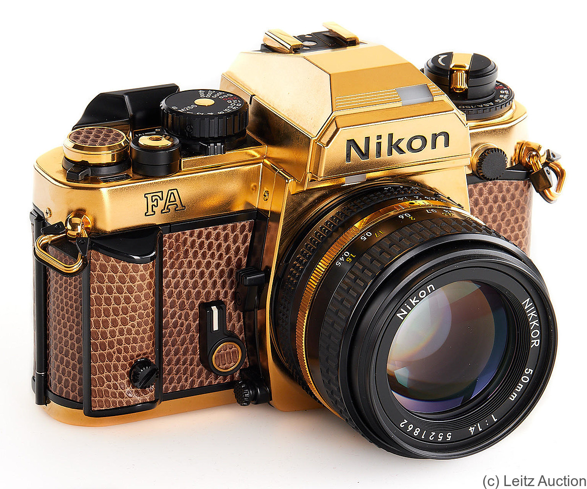 Nikon: Nikon FA gold camera