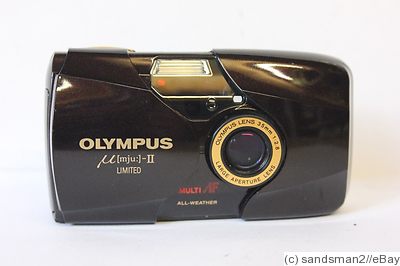 Olympus: Mju II Limited (Infinity Stylus Epic Limited) Price Guide:  estimate a camera value