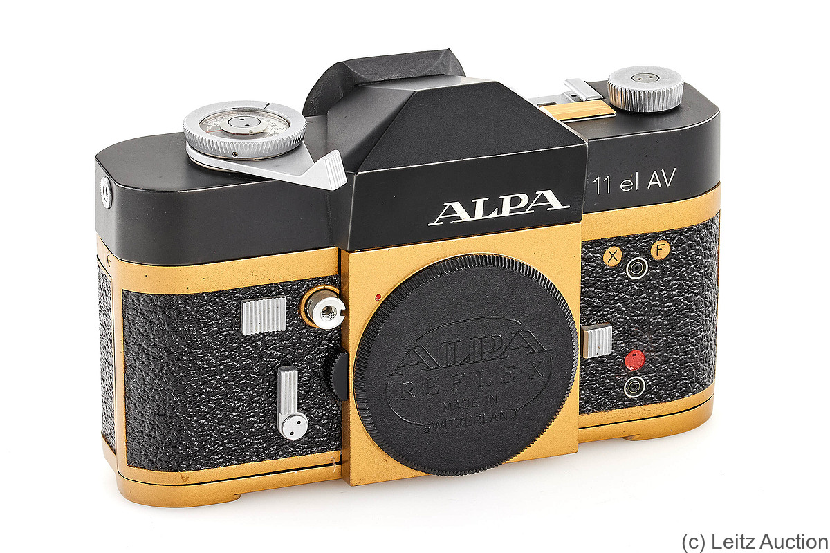 Pignons: Alpa 11el AV gold camera