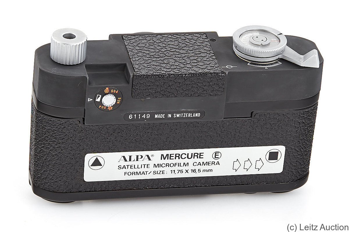 Pignons: Alpa 11mE Mercure camera