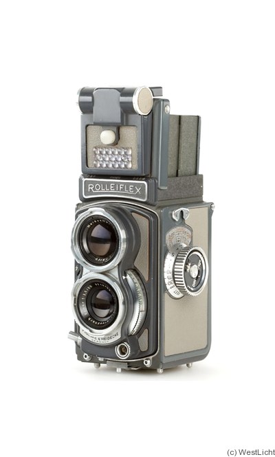 Rollei: Rolleiflex 4x4 Baby grey (prototype) camera
