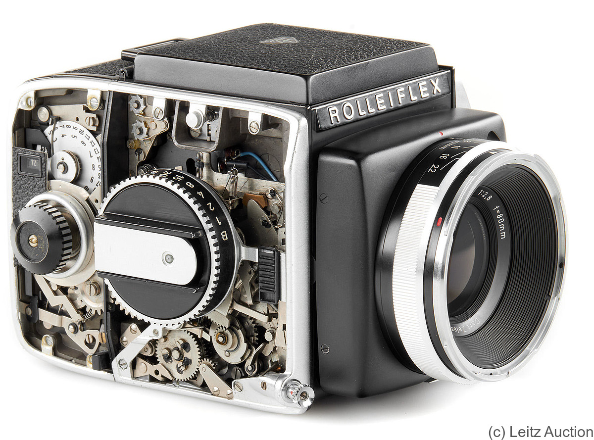 Rollei: Rolleiflex SL 66 Cut-Away camera