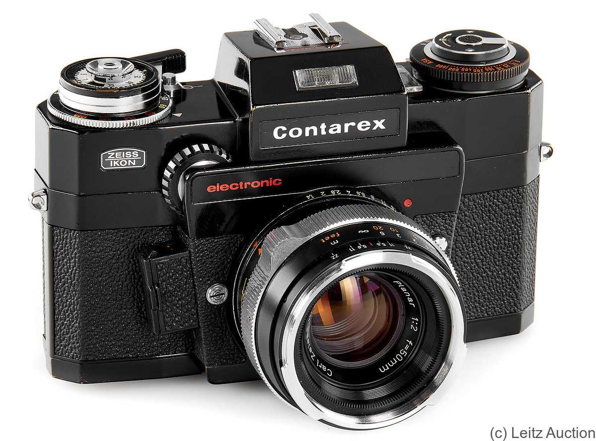 Zeiss Ikon: Contarex Electronic (Super Electronic) (10.2800) black camera
