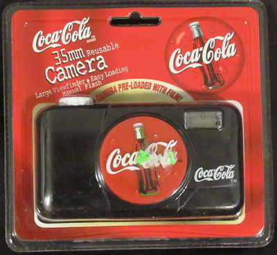 unknown companies: Coca-Cola (red/black) camera