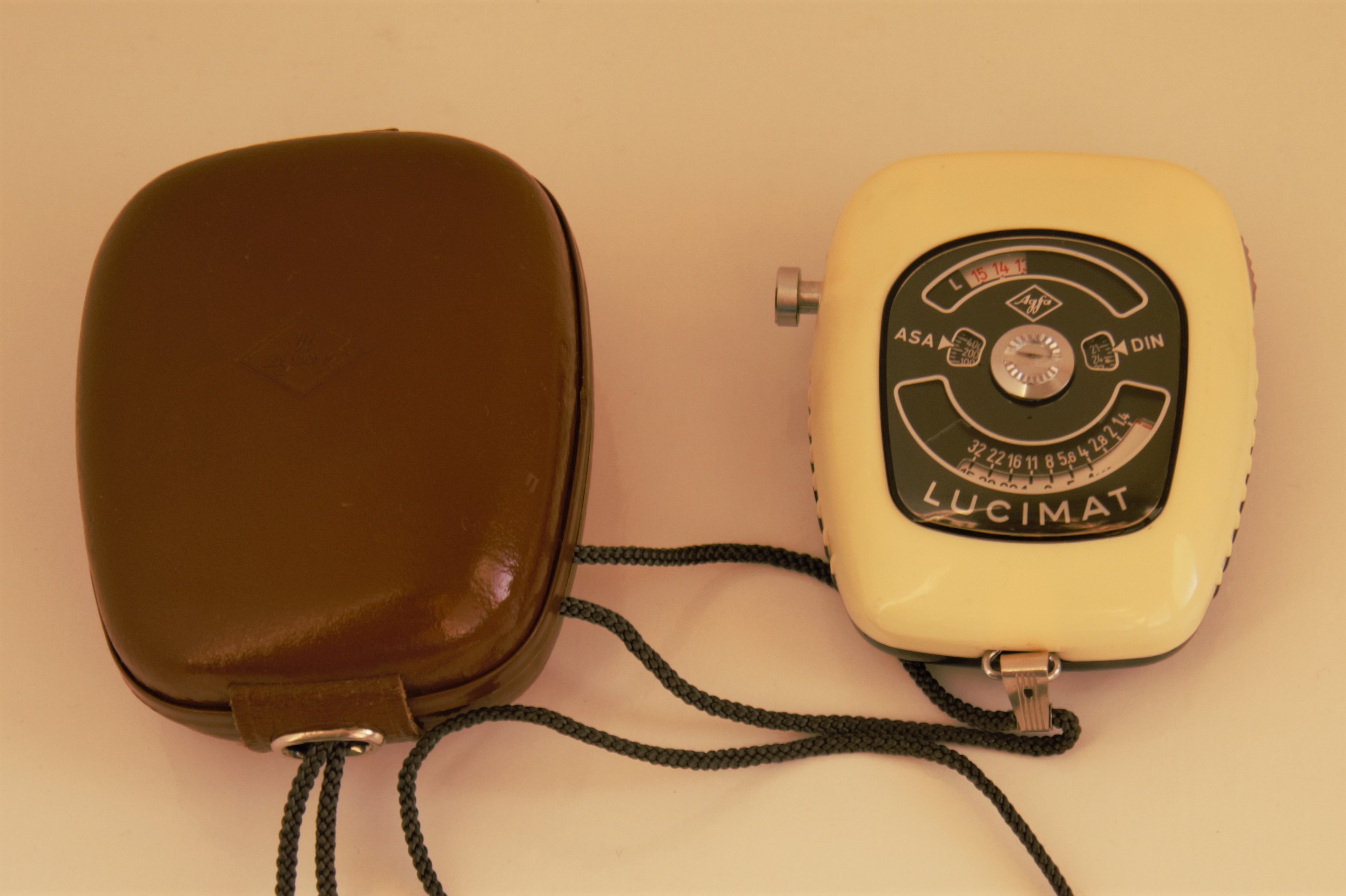 Vintage Entubado Agfa lucímetro Asa-Bs L exposímetro hecho En Alemania 