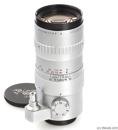 Angénieux: 180mm (18cm) f4.5 Type P21 (chrome, Exakta) camera