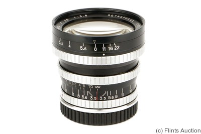 Angénieux: 28mm (2.8cm) f3.5 Retrofocus Type R11 (Rectaflex) camera