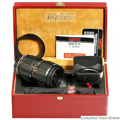 Angénieux: 35-70mm f2.5-f3.3 (Olympus OM) camera
