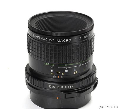 Asahi: 100mm (10cm) f4 SMC Pentax Macro (Pentax 67) camera