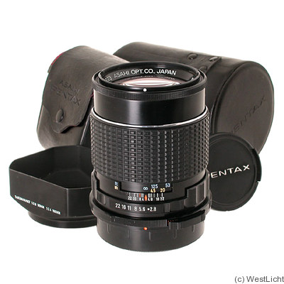 Asahi: 165mm (16.5cm) f4 SMC Pentax 6x7 camera