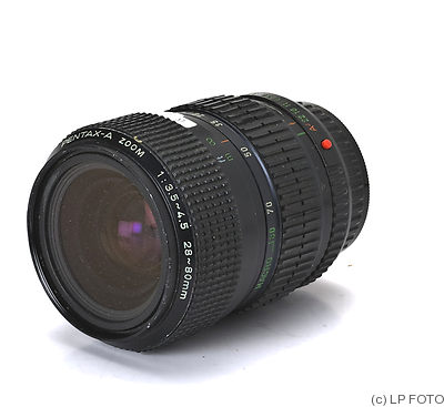 Asahi: 28-80mm f3.5-f4.5 Pentax-A camera