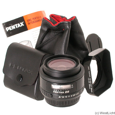 Asahi: 28mm (2.8cm) f2.8 SMC Pentax-FA AL camera