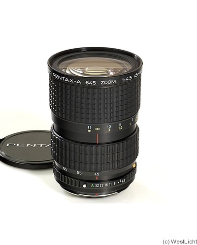 Asahi: 45-85mm f4.5 Pentax-A 645 Zoom camera