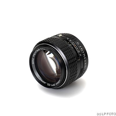 Asahi: 50mm (5cm) f1.2 SMC Pentax (Pentax K) camera