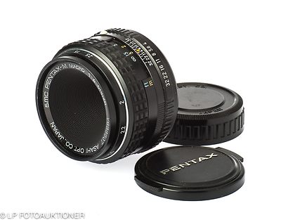 Asahi: 50mm (5cm) f4 SMC Pentax-M Macro (Pentax K) camera