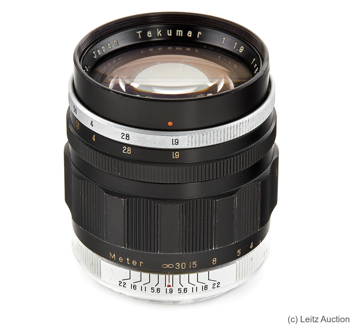 Asahi: 83mm (8.3cm) f1.9 Takumar (M42) camera