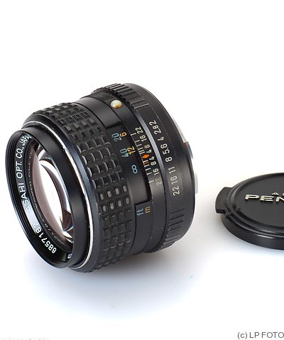 Asahi: 85mm (8.5cm) f2 SMC Pentax-M (PK) camera