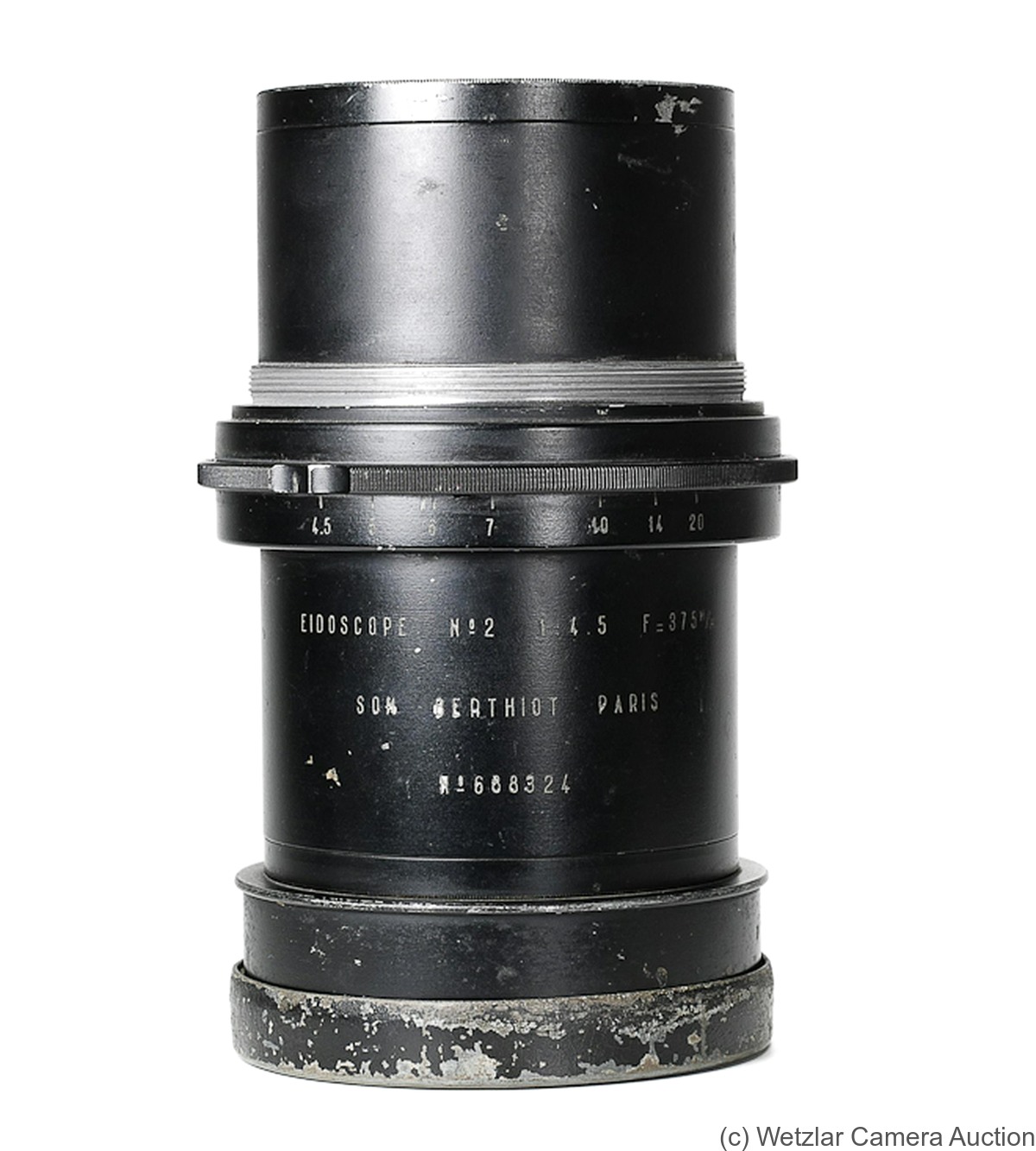 Berthiot, Som: 375mm (37.5cm) f4.5 Eidoscope No.2 camera