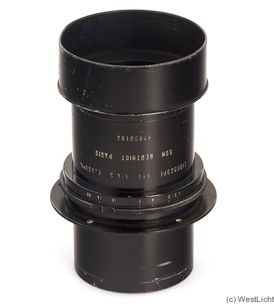 Berthiot, Som: 480mm (48cm) f4.5 Eidoscope No.1 camera