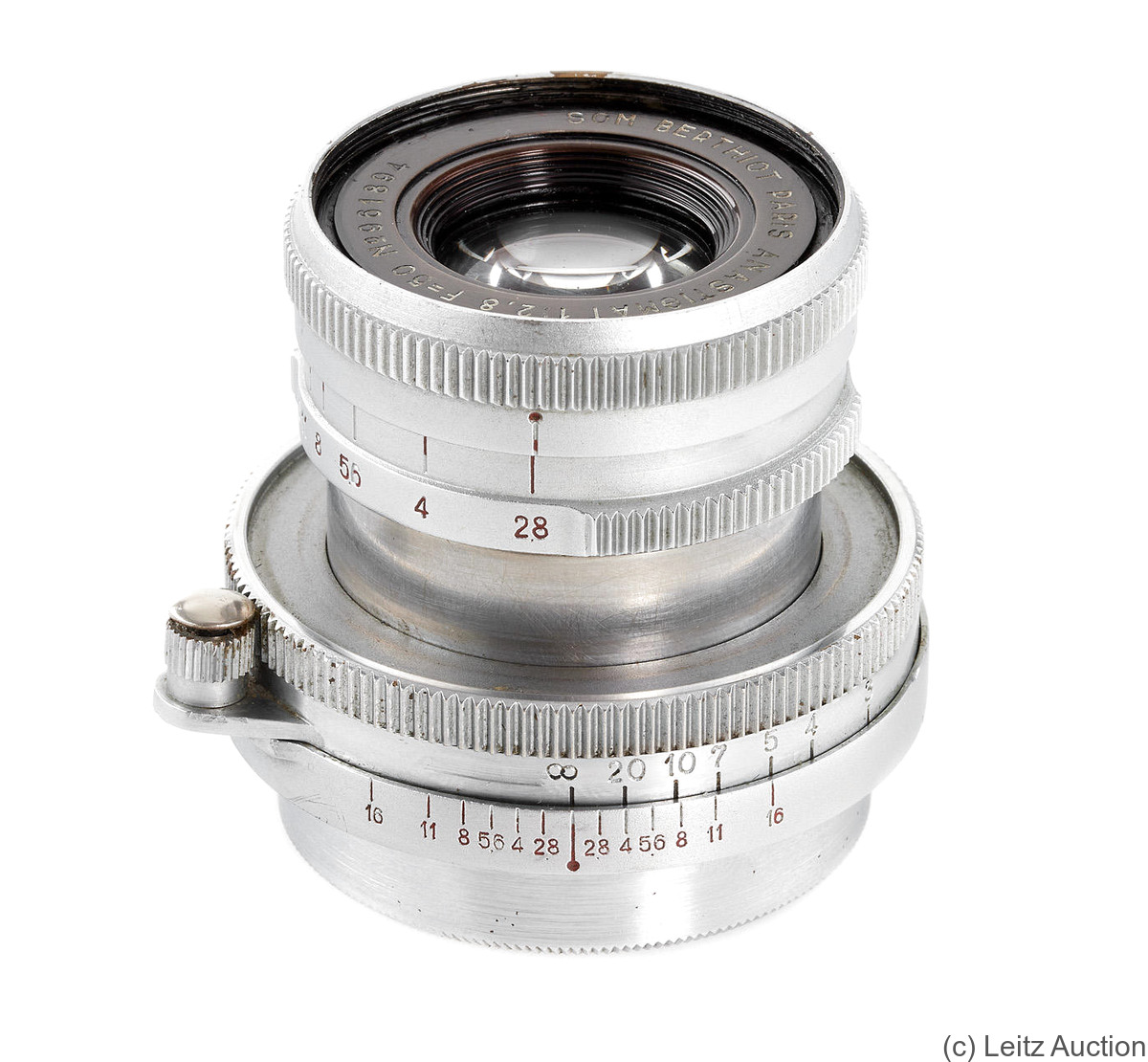 Berthiot, Som: 50mm (5cm) f2.8 Anastigmat (M39) camera