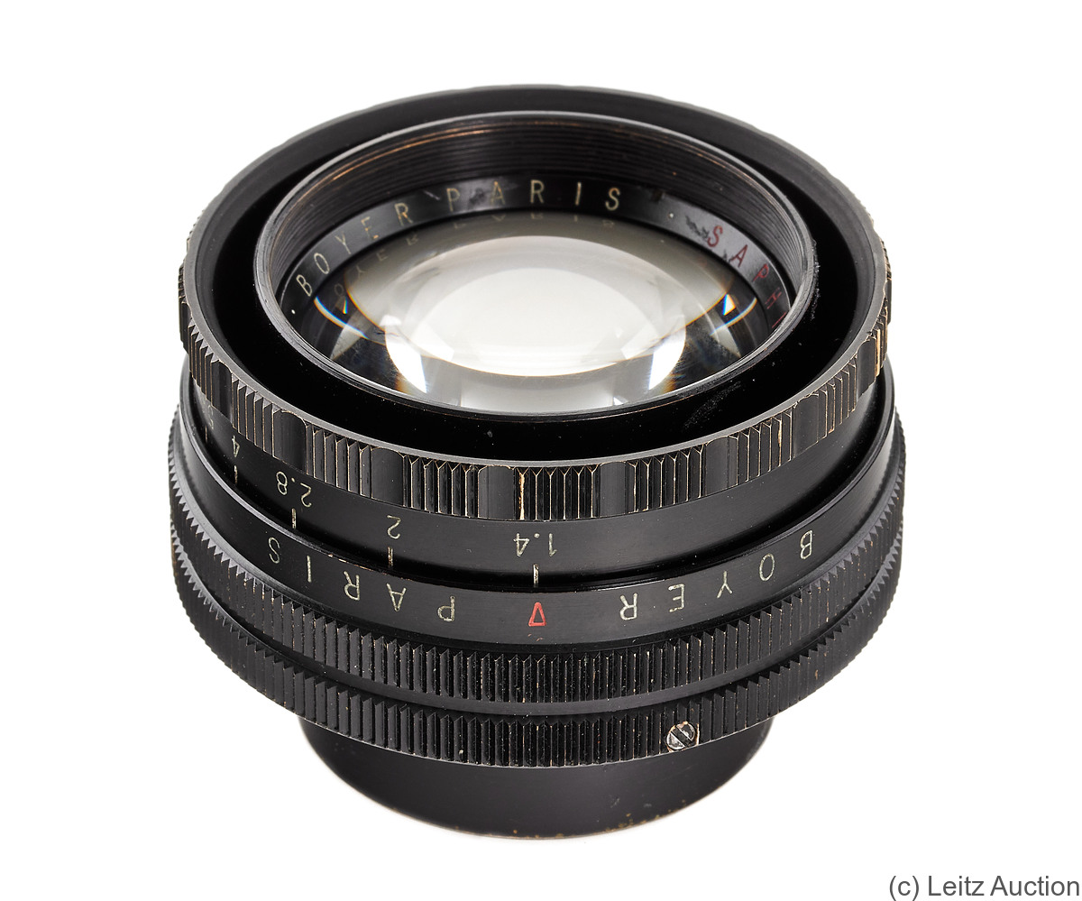 Boyer: 50mm (5cm) f1.4 Saphir (late) camera
