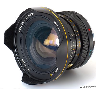 Bronica: 40mm (4cm) f4 Zenzanon-S camera
