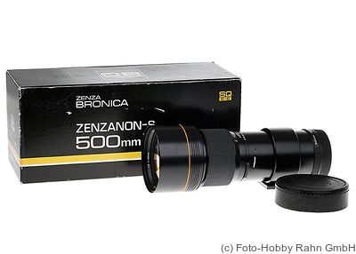 Bronica: 500mm (50cm) f8 Zenzanon-S camera