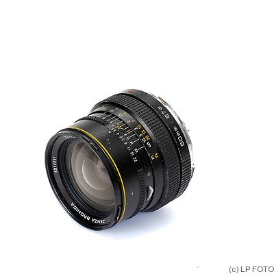 Bronica: 50mm (5cm) f3.5 Zenzanon-S camera