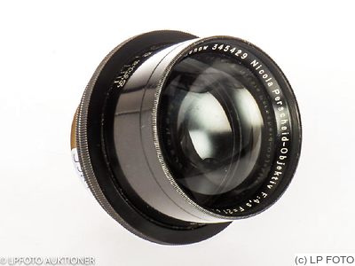 Busch, Emil: 210mm (21cm) f4.5 Nicola Perscheid-Objektiv camera