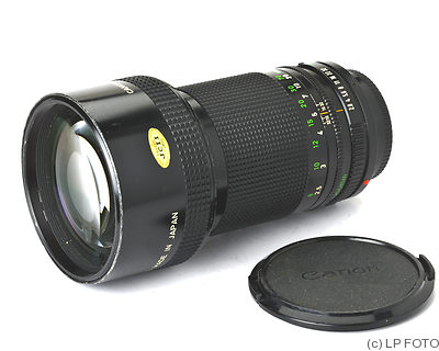 Canon: 200mm (20cm) f2.8 FDn camera