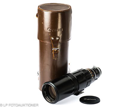 Canon: 400mm (40cm) f4.5 (w/Tele-Coupler R) camera