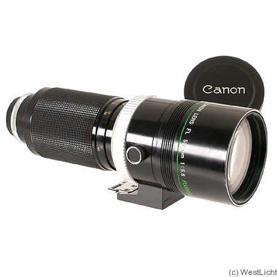 Canon: 500mm (50cm) f5.6 FL-F camera