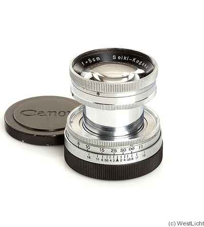 Canon: 50mm (5cm) f2 Serenar (Seiki-Kogaku) camera