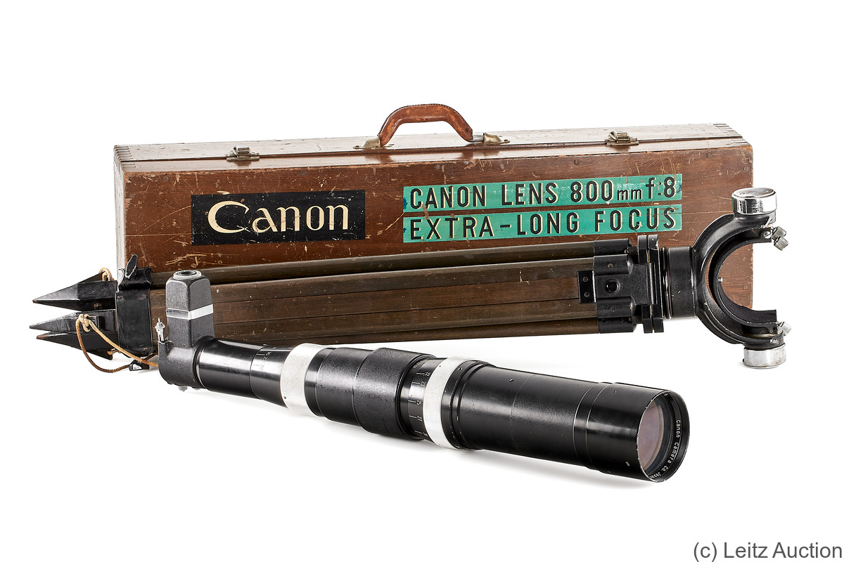 Canon: 800mm (80cm) f8 FD (M39) camera