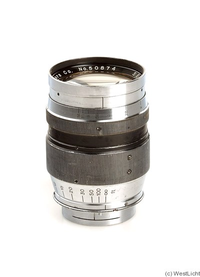 Canon: 85mm (8.5cm) f2 Serenar (Exakta, black/chrome) camera