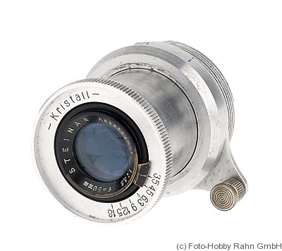 Chinaglia Dom AFIOM: 50mm (5cm) f3.5 Kristall Steinar Anastigmat (SM) camera