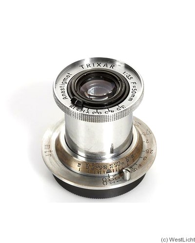 Chinaglia Dom AFIOM: 50mm (5cm) f3.5 Trixar Anastigmat (SM) camera