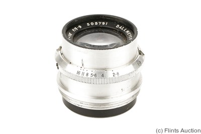Dallmeyer: 1½in f1.9 Super-Six camera