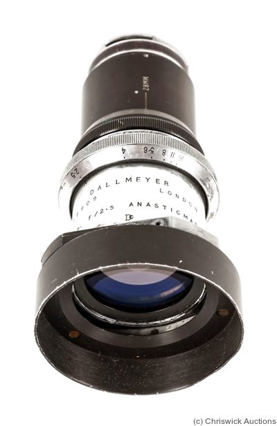 Dallmeyer: 28mm (2.8cm) f2.5 Anastigmat (Cameflex) camera
