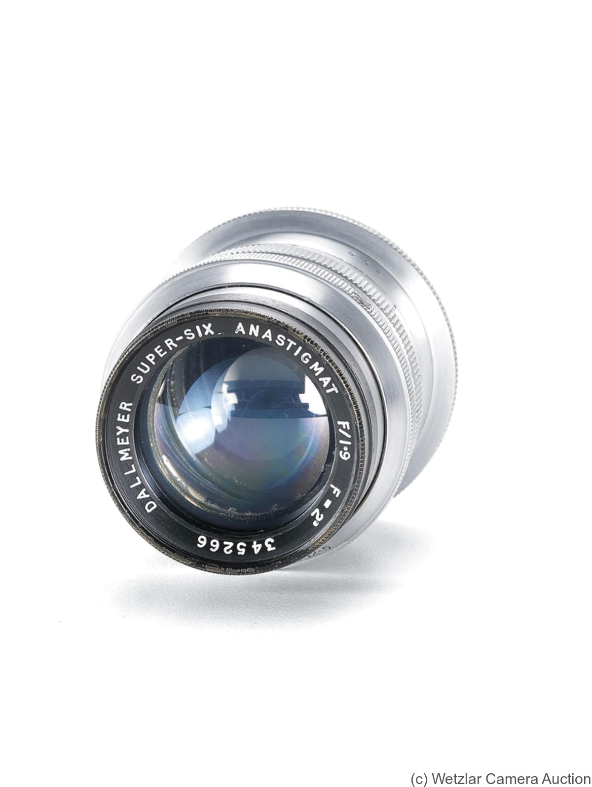 Dallmeyer: 2in f1.9 Super Six Anastigmat camera