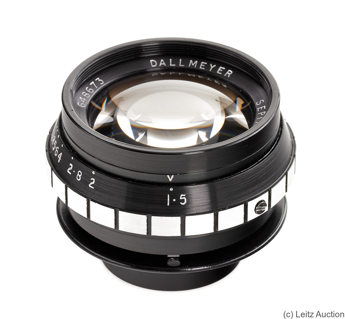 Dallmeyer: 51mm (5.1cm) f1.5 Septac Anastigmat camera
