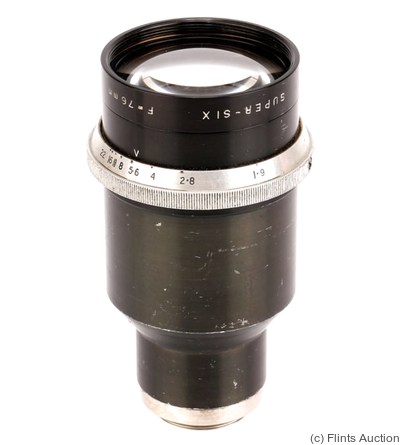 Dallmeyer: 76mm (7.6cm) f1.9 Super Six (Cine C) camera